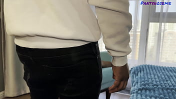 Preview 1 of Abg Klimaks Lemes - Mature Married Woman Lets Me Film Her First Time With A Black Man In Her Favorite Pantyhose