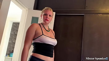 Preview 1 of Beisxxx - STEPMOM DRAINS My BALLS on HER BIG NATURAL TITS!