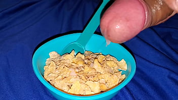 Preview 3 of Laki 2 Black - I Frosted my flakes with my Delicious Cock milk. All part of my Delicious breakfast.