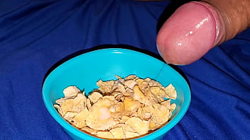 Preview 4 of Laki 2 Black - I Frosted my flakes with my Delicious Cock milk. All part of my Delicious breakfast.