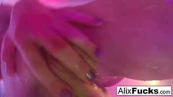 Preview 4 of Passed Out Slut Raped Homemade - Sexy showering off with Alix Lynx