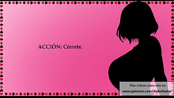 Preview 4 of Marketa Chikita - JOI Sabrina te esclaviza y te obliga a comer co&ntilde_o de rodillas.