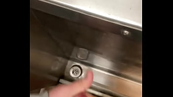 Preview 3 of Alexis Ford Poolboye - Playing with myself in a public toilet big cumshot