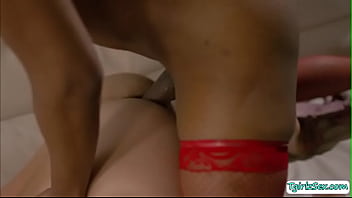 Preview 3 of Defloracion En Caracas - Black shemale butt fucks her stepbrother