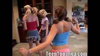 Preview 1 of Natasha Satr - Teen BFF lesbian fun goes wild