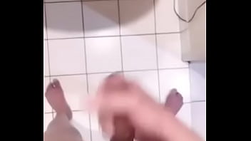 Preview 3 of Xx Xn Sister - asian trans cumshot while taking video selfie in toilet