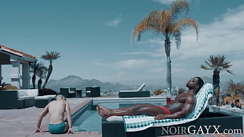 Preview 1 of Vergen Ger - Spotting A Hot Fuck From Across The Pool - DeAngelo Jackson,  Papi Suave