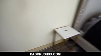 Preview 1 of Porn Dog Gils - Blindfolded stepdaughter gets daddy&#039_s cock - Emily Willis