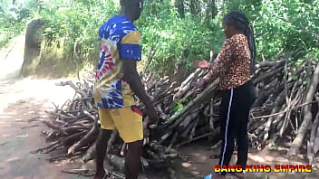 Preview 1 of Stocking Penis Bus - SOMEWHERE IN AFRICA DURING THE NEW YAM FESTIVAL,  THE ROYAL PRINCE MUST FUCKED A VILLAGE MAIDEN ON THE ROAD TO APPEASED THE GOD OF THE LAND