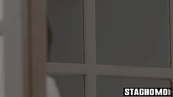 Preview 1 of Big Porn Blind Date - The cute fuck toy Bastian Karim and the older bear Leandro gets sweaty from wild animalistic ass-pounding!