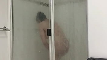 Preview 3 of Fake Sis Slep - masturbate in the shower by asian shemale