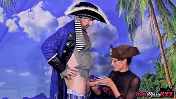 Preview 2 of Surat Xxx Nd Com - Hot MILF In Pirate Costume Sucks Her Captains Massive Dick