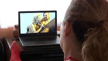 Preview 4 of Phim Xec Heo Dit Nguoi - My latina wife loves to masturbate watching porn movies while her lovers record her and she always ends up fucking and fucking,  real cuckold husband