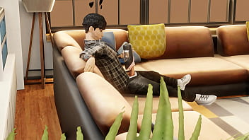Preview 3 of Anl Black - Avakin Life | Avakin guy Masturbating his big cock  3D Porn - Cartoon