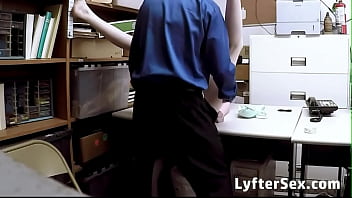 Preview 3 of Vr Babysit - Skinny Shoplifting Teen Hard Fucked on Camera