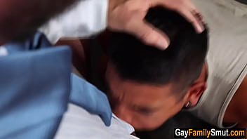 Preview 4 of Cali Logan Hell Down Upon You - Gay step uncle teaches stepnephew sex