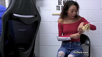 Preview 1 of Doggy Stglw - Deep anal sex with curly ebony teen suspect