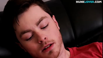 Preview 1 of Free Damjanovic - Amateur stud teases balls before masturbating on the chair