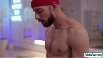 Preview 3 of Tetek Labuh - Handsome gay butt fucked by busty shemale