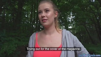 Preview 1 of 10 Niger - Curvy euro pulled outdoors before fucking in pov couple