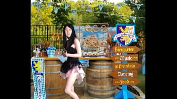 Preview 3 of Nak Fes - Asian Teen Celebrates Oktoberfest In Munich