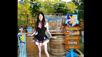 Preview 1 of Nak Fes - Asian Teen Celebrates Oktoberfest In Munich