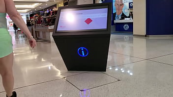 Preview 1 of Telugu Servant Romance - Trashy Kiwi slut shows off at the mall and on a busy public street