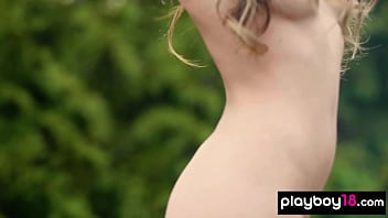 Preview 2 of Crim Out - Czech babe Clara B showing her massive natural boobs in the park