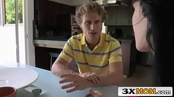 Preview 2 of Kidnap Forced - stepmom joins teen couple for 3some