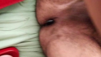 Preview 3 of Bfopn - Massageador no meu rabo pelud&atilde_o