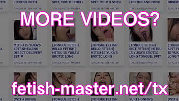 Preview 4 of Publick Baus Xxx Video - Japanese Asian Tongue Spit Face Nose Licking Sucking Kissing Handjob Fetish - More at fetish-master.net