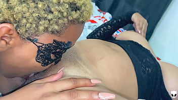 Preview 1 of Liara Roux Anal - Khalessi 69 - AMAZING! Black Lesbian Girl Big Clit Pussy Eating,  Give my ORGASM Please!!