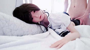 Preview 4 of Fingers Her Wet Mouth - I fucked the beautiful and cute young sex doll in many positions