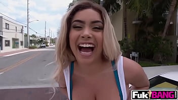 Preview 1 of Schoolgirl Sells Her Virgin - Aaliyah Hadid her Sweet Ass Fucked in Public