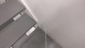 Preview 4 of Arab Sex Egat - Hotel Stairwell Pee