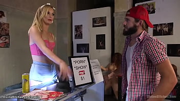 Preview 1 of Www Xxx Videocom Hd - Porn shop owner binds and fucks trucker