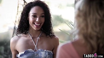 Preview 1 of Miah Khalifa Xxx Porn - Stepaunt Serene Siren dominates black teen Alexis Tae after she moved in