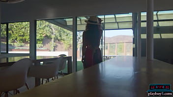 Preview 1 of Only Sunny Leone All Sex Video - Curvy big ass and tits MILF Abigail Mac striptease porn for Playboy