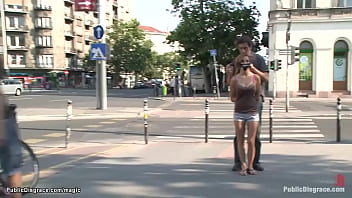 Preview 2 of Df6org Xxx Video Download - Busty Romanian fucked in public
