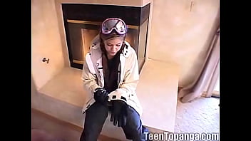 Preview 1 of Mom And Son Clip Video - Naughty Teen Topanga ski teen goes solo