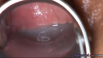 Preview 4 of Bf Girlfriend Behind - Speculum babe masturbates and spreads pussy in kink session