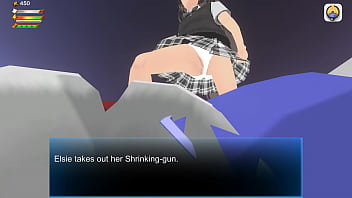 Preview 1 of Parno 2018 - Femdom University 3D Game - Toilet Giantess Piss