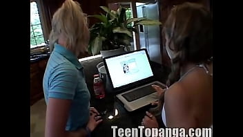 Preview 2 of Radwap Squrit - Lesbian topanga teens get naughty