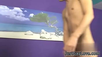Preview 1 of Thick Burnett Ass - Free gay orgy porn chain and hug kiss hunk sex hot movie Lexx Jammer