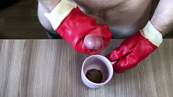 Preview 3 of Zabarbasti Porn - Delicious cum coffee for my bitches