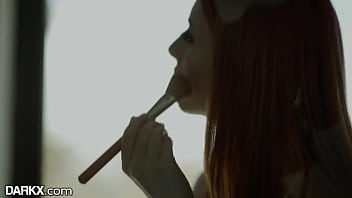 Preview 1 of Nickminaj Sexy - DarkX - I Refuse to Chose,  Redhead Takes On Two BBC
