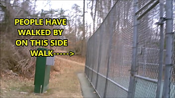 Preview 1 of Tatti Girl Hot Sex - Public Recreation Center Tennis Jerk Off March 2014