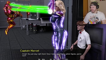 Preview 2 of Nude Celeb Xxx Video - The Secret Deleted Scene Of Captain Marvel (Heroine Adventures)