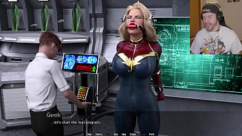 Preview 3 of Nude Celeb Xxx Video - The Secret Deleted Scene Of Captain Marvel (Heroine Adventures)