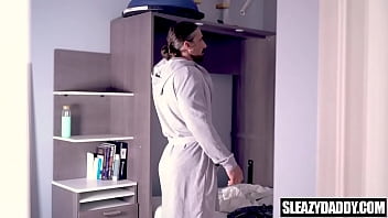 Preview 2 of Xxx Jane Xxx - Step dad and stepson argue &amp_ fuck